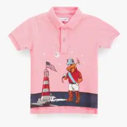 Boys Graphic Print Regular Fit Polo T-Shirt-image-39