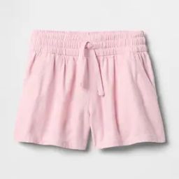 Girls Regular Fit Shorts with Drawstring Waist-image-2
