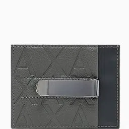 armani exchange Men Liam Logo Embossed Card Holder-picture-34