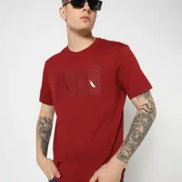 armani exchange Men Brand Print Regular Fit Crew-Neck T-Shirt-picture-23