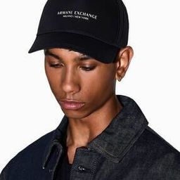 armani exchange MI / NY Cotton Baseball Cap-picture-31