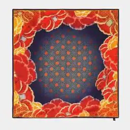 Women Planet Dahlia Graphic Print Scarves-image-85