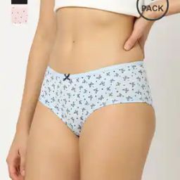 Pack of 3 Stretch Cotton Mid Rise Hipster Panty-picture-13