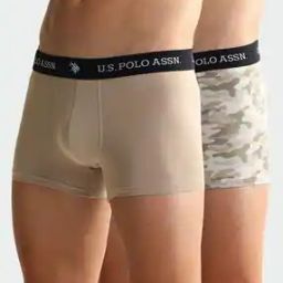 Men Pack of 2 Trunks with Elasticated Waistband-picture-18