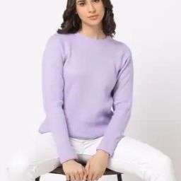 Ribbed Crew-Neck Pullover-image-86