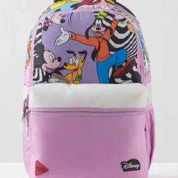 wiki Unisex Mickey Mouse Print Backpack with Adjustable Straps image 1