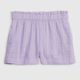 Cotton Shorts with Smocked Waistband-image-23