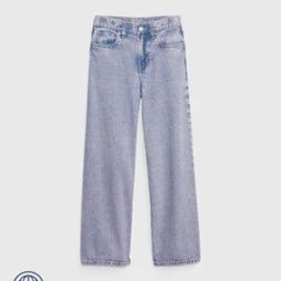 Girls Heavily Washed Straight Fit Jeans-image-39