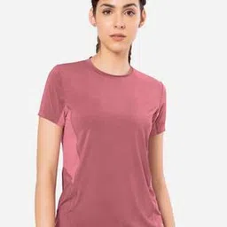 Round-Neck Short Sleeves Flaunt Workout T-Shirt - ATP99101-image-15