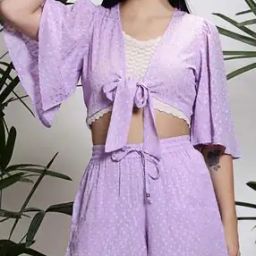 Women Printed Shrug with Tie-Up Knot-52