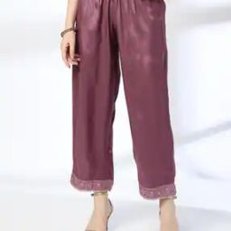 Women Palazzo with Elasticated Waist-image-98