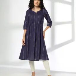 Women Printed A-Line Kurta-image-82