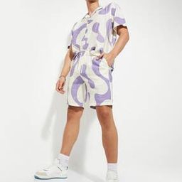 Printed Regular Fit Shorts with Insert Pockets-image-14