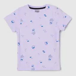 Printed Regular Fit Round-Neck T-Shirt-8