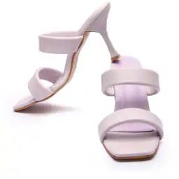 Open-Toe Kitten-Heeled Sandals-image-10