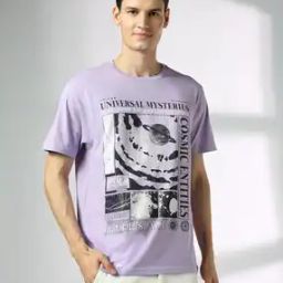 Men Graphic Print Regular Fit Crew-Neck T-Shirt-picture-6