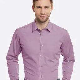 Slim Fit Shirt with Patch Pocket-image-64
