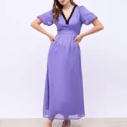 Women A-Line Maxi Dress-image-43