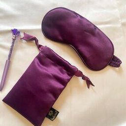 Satin Eye Mask & Elastic Pouch-10