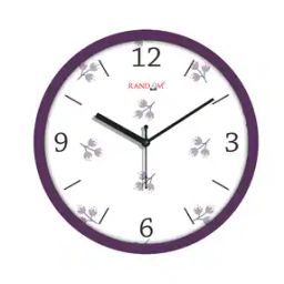 Printed Round Analogue Wall Clock-image-1