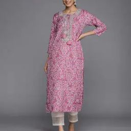 Women Printed Straight Kurta-image-2