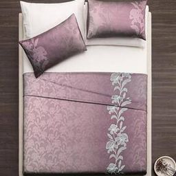 180 TC Floral Print King-Size Bedsheet with Pillow Covers-image-56