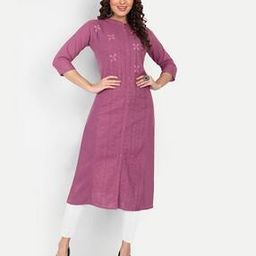 Women Schifilli Embroidered A-Line Kurta-image-58