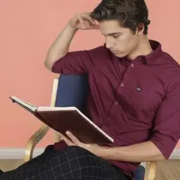 Spread Collar Shirt with Patch Pocket-image-8