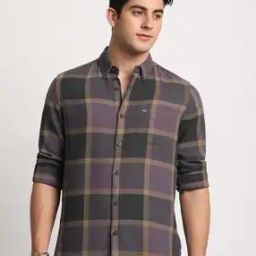 Checks Slim Fit Shirt-picture-31