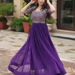 wedani Women Embroidered Fit & Flare Dress-picture-38
