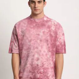 Men Tie & Dye Oversized Crew-Neck T-Shirt-picture-11