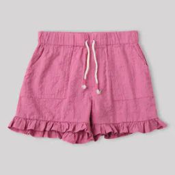 Pure Cotton Drawstring Shorts-image-1