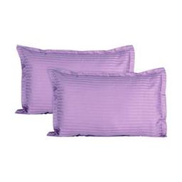 Set of 2 200 TC Striped Pillow Covers-19