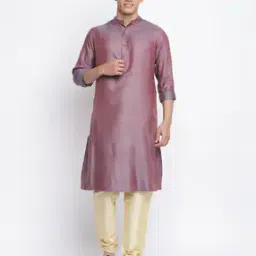 Woven Slim Fit Long Kurta-44