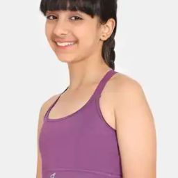 Cotton Elastene Sports Bra-image-3