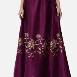 Women Hand Block Printed Flared Skirt-24