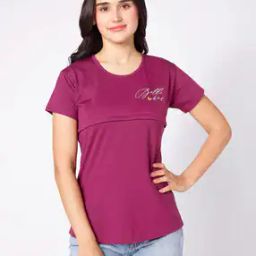Women Typographic Print Relaxed Fit Top-image-93