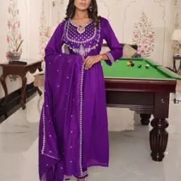 Women Art Silk Embroidery Kurti-picture-29
