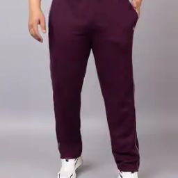 Men Straight Fit Track Pants with Insert Pockets-picture-46