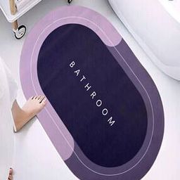 Colourblock Antiskid Bath Mat 23" x 15"-9