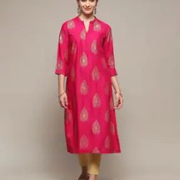 Women Paisley Print Straight Kurta-image-28