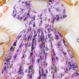 Floral Print A-Line Dress-image-23