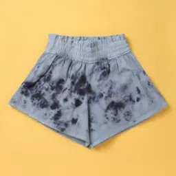 Tie & Dye Shorts with Elasticated Waist-image-47