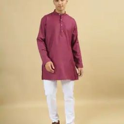 Men Slim Fit Long Kurta-50