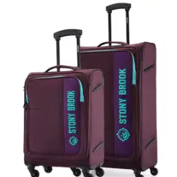 Pack of 2 Large Luggage Bag with Number Lock-image-1