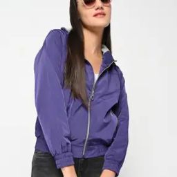 Lightweight Zip-Front Hooded Bomber Jacket-picture-33