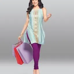 Full-Length Cotton Stretchable Leggings-image-98