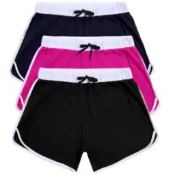 Girls Pack of 3 Regular Fit Bermuda Shorts-image-96
