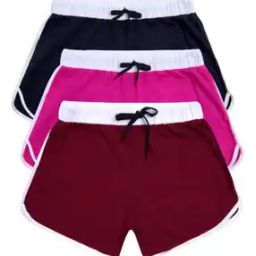 Girls Pack of 3 Regular Fit Bermuda Shorts-image-84