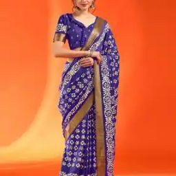 Women Printed Silk Saree-image-30